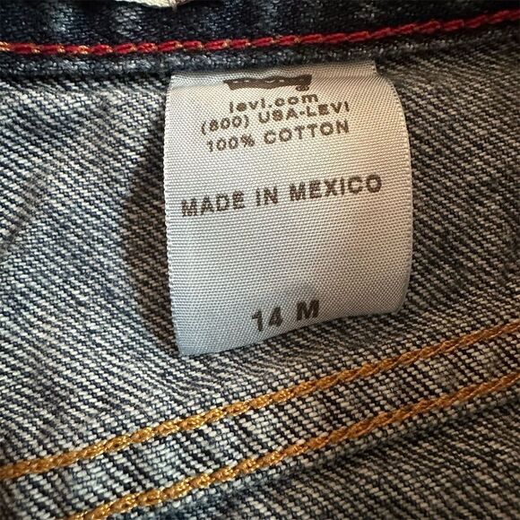 Levi's 550 Women’s Relaxed Tapered Jeans Blue 14 Denim 5-Pocket - Picture 5 of 5